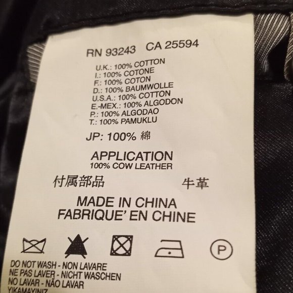 DIESEL - Leather collar blazer- Sz L - Picture 12 of 13